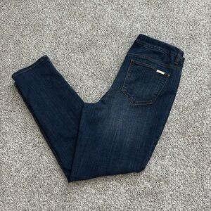 Chico’s So Slimming Girlfriend Ankle Jeans.